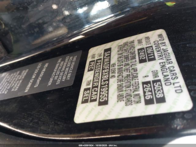 2011 JAGUAR XF SAJWA0FBXBLS19955 Photo 8