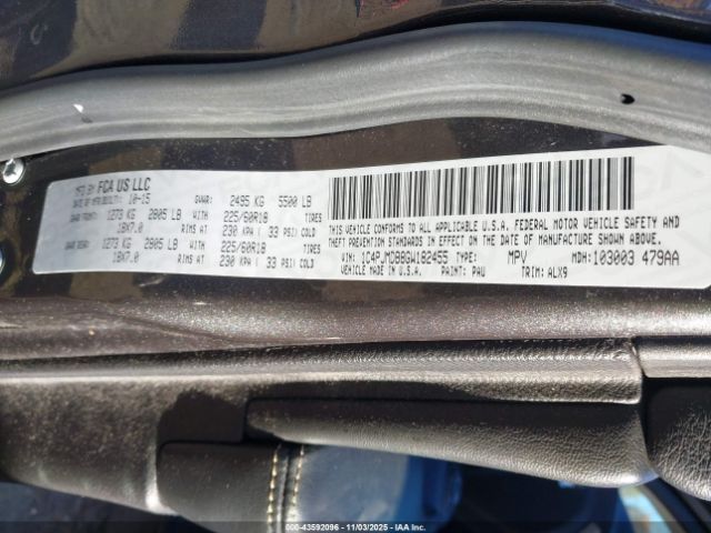 2016 JEEP CHEROKEE 1C4PJMDB8GW182455 Photo 8