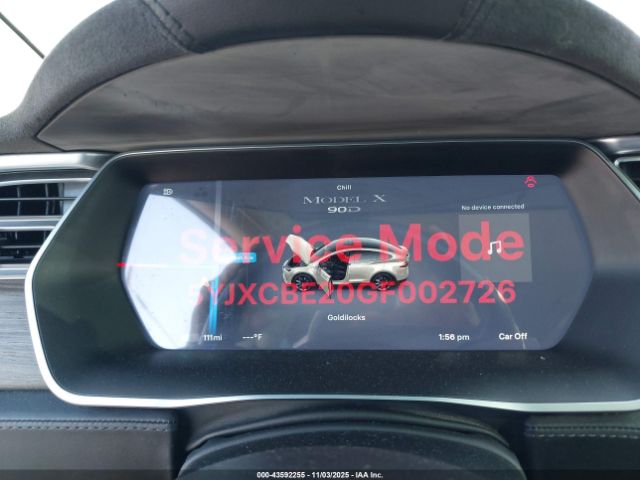 2016 TESLA MODEL X 5YJXCBE20GF002726 Photo 6