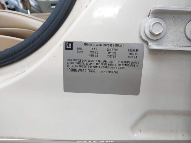 2010 CADILLAC STS 1G6DU6EVXA0100432 Photo 8