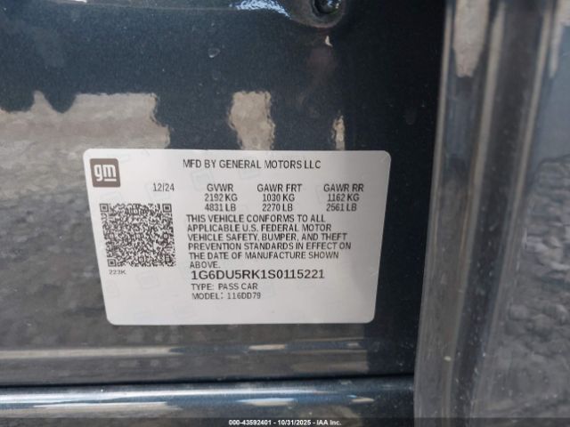 2025 CADILLAC CT5 1G6DU5RK1S0115221 Photo 8