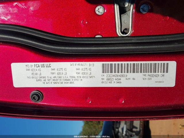 2019 CHRYSLER 300 2C3CCAAG5KH698310 Photo 8