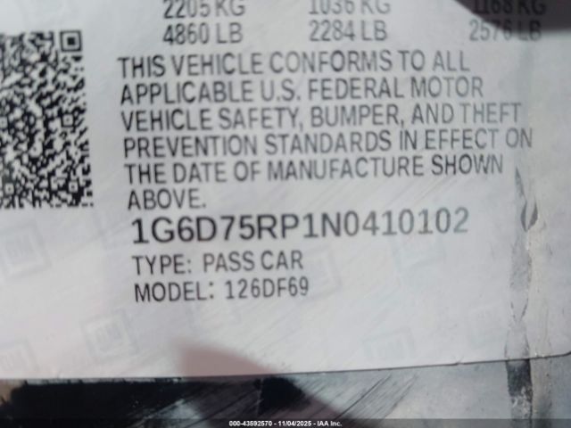 2022 CADILLAC CT4-V 1G6D75RP1N0410102 Photo 8