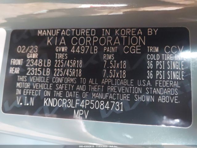 2023 KIA NIRO PLUG-IN HYBRID KNDCR3LF4P5084731 Photo 8