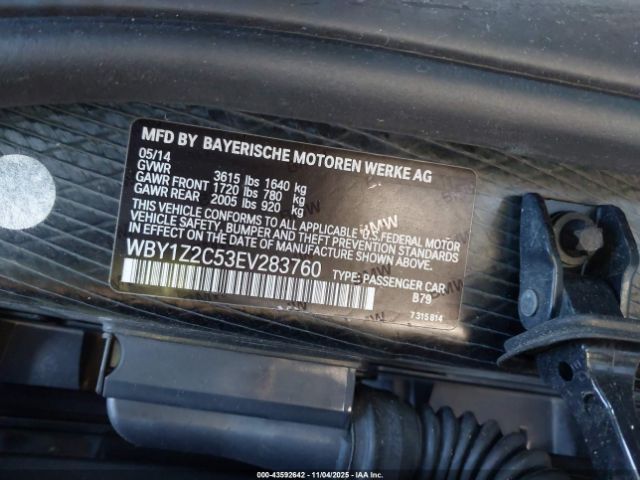 2014 BMW I3 WBY1Z2C53EV283760 Photo 8