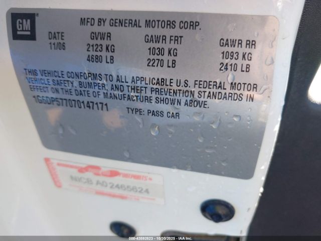 2007 CADILLAC CTS 1G6DP577070147171 Photo 8