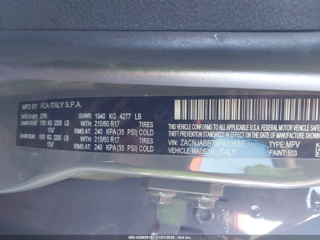 2019 JEEP RENEGADE ZACNJABB7KPK83580 Photo 8