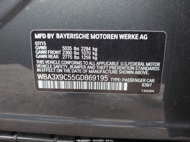 2016 BMW 335I GRAN TURISMO WBA3X9C55GD869195 Photo 8