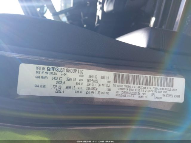 2014 DODGE DURANGO 1C4RDHDG7EC592164 Photo 8