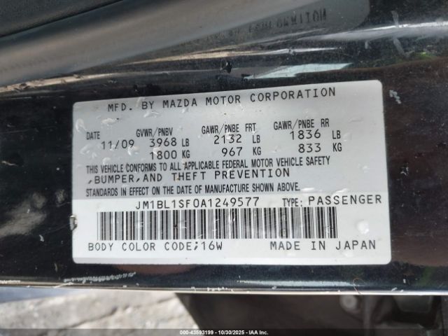 2010 MAZDA MAZDA3 JM1BL1SF0A1249577 Photo 8