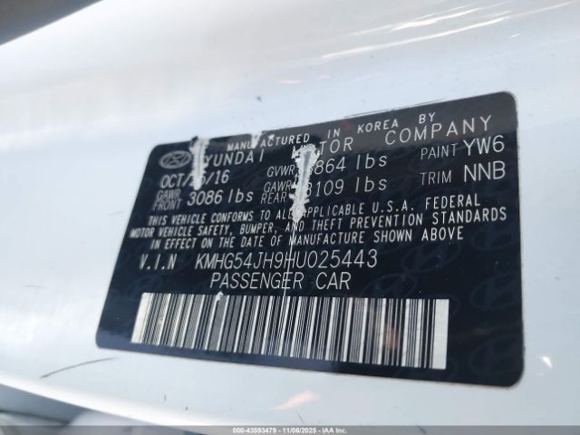 2017 GENESIS G90 KMHG54JH9HU025443 Photo 8