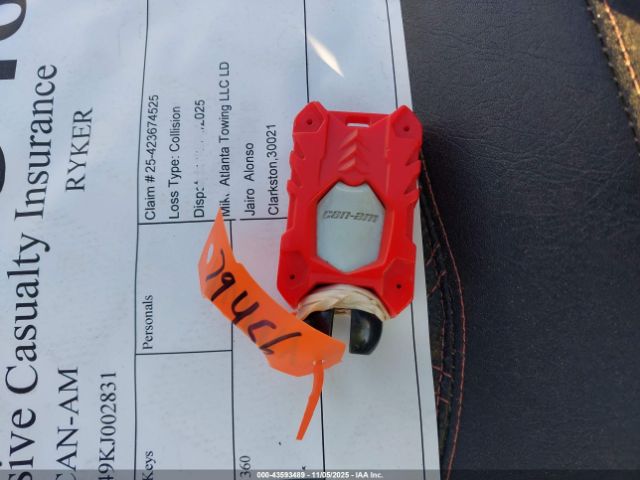 2019 CAN-AM RYKER 3JB2GEG49KJ002831 Photo 10
