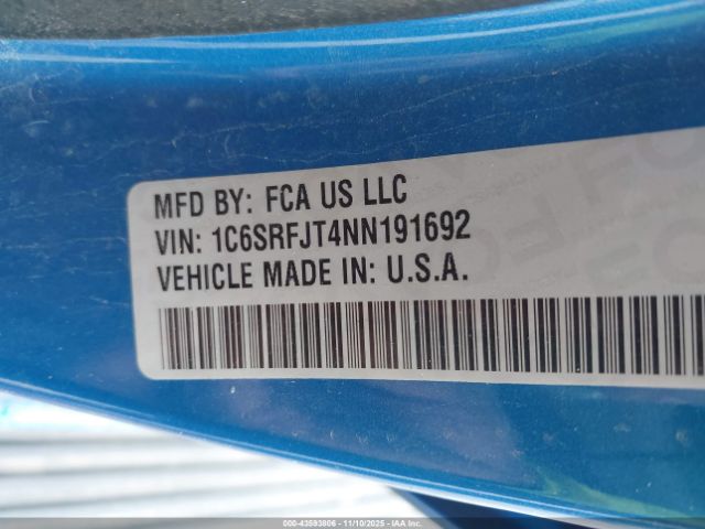 2022 RAM 1500 1C6SRFJT4NN191692 Photo 8