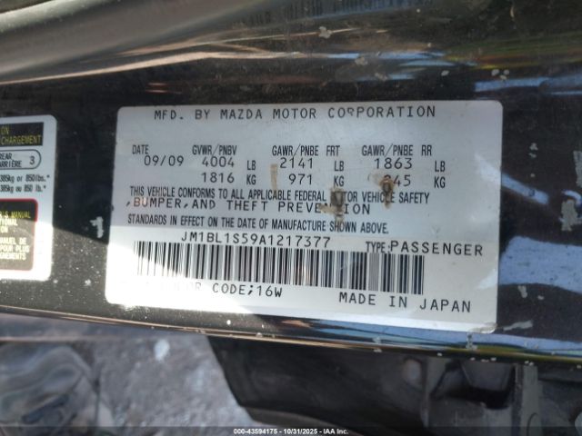 2010 MAZDA MAZDA3 JM1BL1S59A1217377 Photo 8