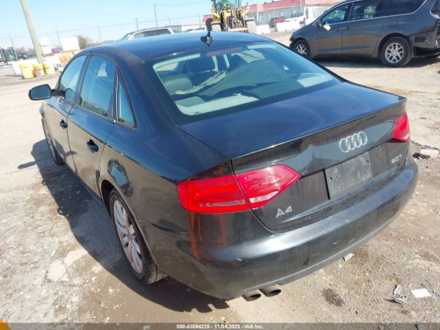 2012 AUDI A4 WAUAFAFLXCA118773 Photo 2