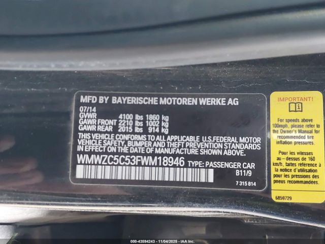 2015 MINI COUNTRYMAN WMWZC5C53FWM18946 Photo 8