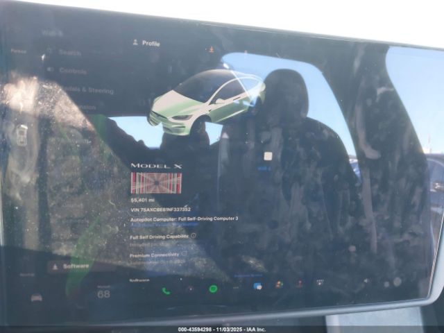 2022 TESLA MODEL X 7SAXCBE61NF337352 Photo 6