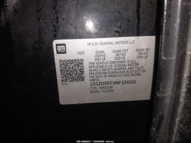 2022 CHEVROLET MALIBU 1G1ZD5STXNF124161 Photo 8