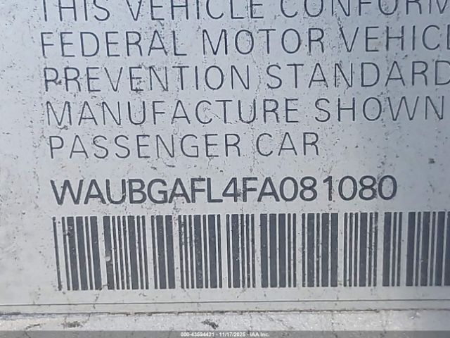 2015 AUDI S4 WAUBGAFL4FA081080 Photo 8