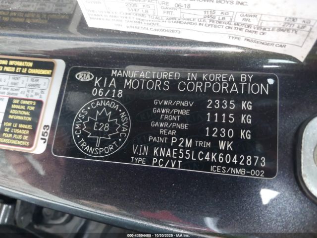 2019 KIA STINGER KNAE55LC4K6042873 Photo 8