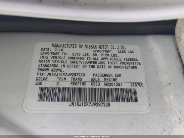 2018 NISSAN ROGUE SPORT JN1BJ1CR7JW287229 Photo 8