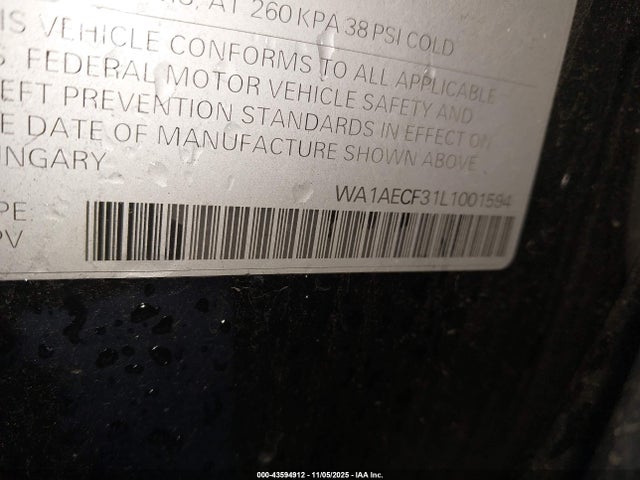 2020 AUDI Q3 WA1AECF31L1001594 Photo 8