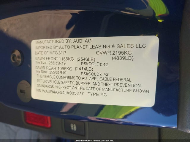 2018 AUDI S5 WAUR4AF54JA005277 Photo 8
