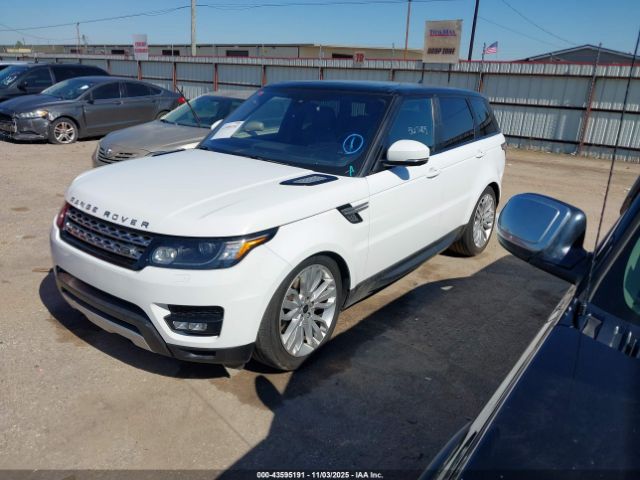 2016 LAND ROVER RANGE ROVER SPORT SALWR2KF6GA567405 Photo 1