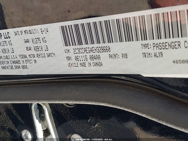 43595198 :رقم المزاد ، 2C3CCAEG4EH328660 vin ، 2014 Chrysler 300c مزاد بيع