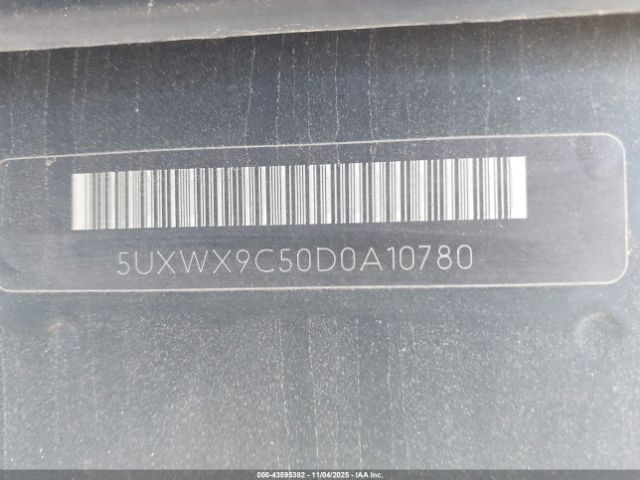 2013 BMW X3 5UXWX9C50D0A10780 Photo 8