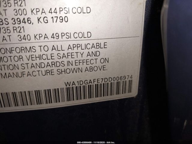 2013 AUDI Q7 WA1DGAFE7DD006974 Photo 8