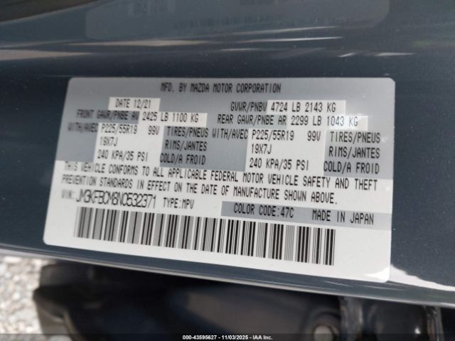 2022 MAZDA CX-5 JM3KFBCM8N0532371 Photo 8