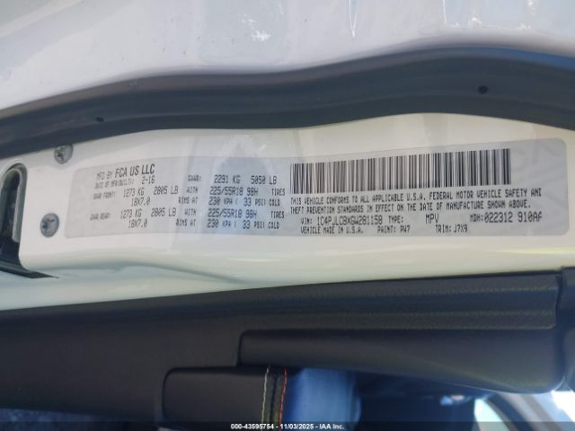 2016 JEEP CHEROKEE 1C4PJLCBXGW281158 Photo 8