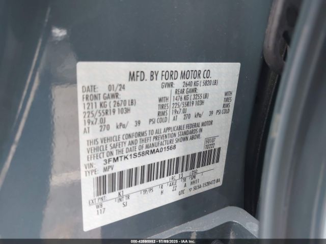 2024 FORD MUSTANG MACH-E 3FMTK1S58RMA01568 Photo 8