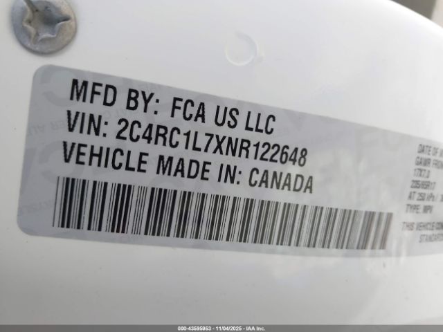 2022 CHRYSLER PACIFICA HYBRID 2C4RC1L7XNR122648 Photo 8
