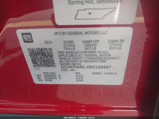 2024 CADILLAC LYRIQ 1GYKPWRLXRZ129497 Photo 8