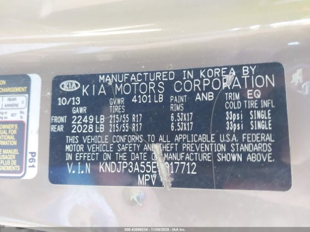 2014 KIA SOUL KNDJP3A55E7017712 Photo 8