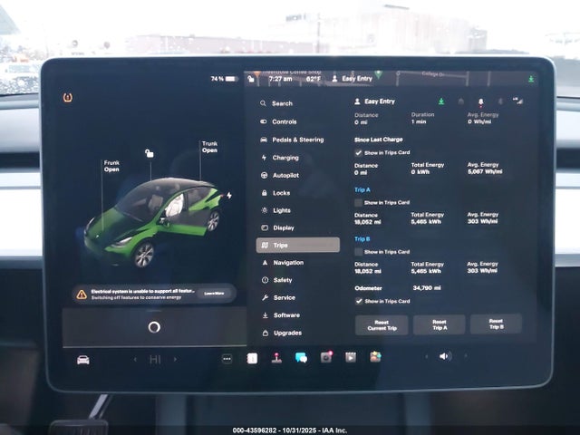 Aukcja sprzedaży 2021 Tesla Model Y Long Range Dual Motor All-wheel Drive, vin: 5YJYGDEE2MF298956, numer aukcji: 43596282