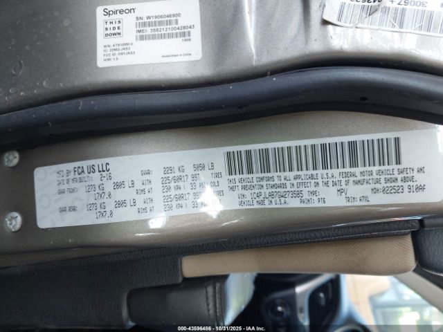 2016 JEEP CHEROKEE 1C4PJLAB7GW273585 Photo 8