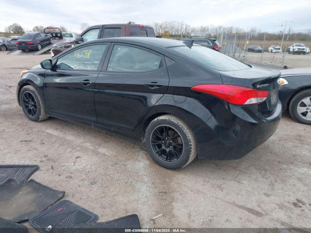 2011 HYUNDAI ELANTRA KMHDH4AEXBU101971 Photo 2