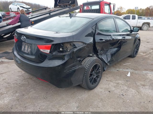 2011 HYUNDAI ELANTRA KMHDH4AEXBU101971 Photo 3