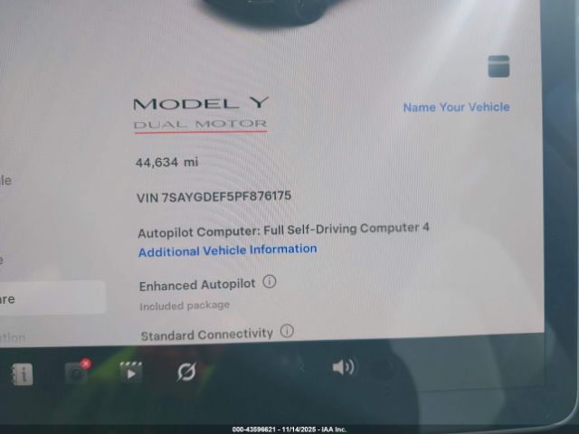 2023 TESLA MODEL Y 7SAYGDEF5PF876175 Photo 6