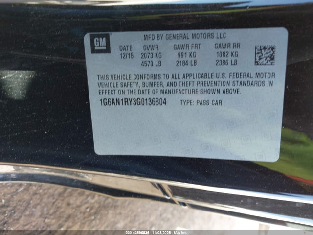 2016 CADILLAC ATS-V 1G6AN1RY3G0136804 Photo 8