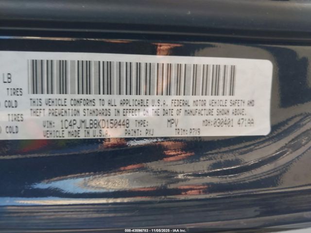 2019 JEEP CHEROKEE 1C4PJMLB8KD150448 Photo 8