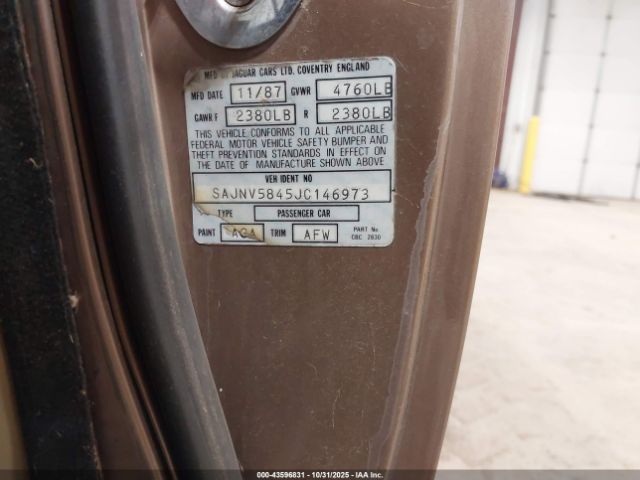 1988 JAGUAR XJS SAJNV5845JC146973 Photo 8