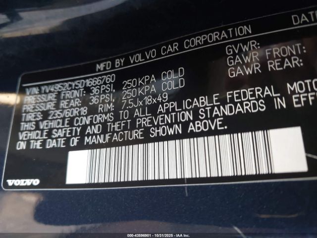 2013 VOLVO XC90 YV4952CY5D1666760 Photo 8