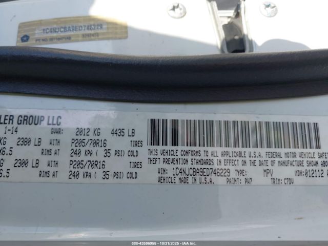 2014 JEEP COMPASS 1C4NJCBA9ED746229 Photo 8