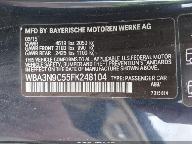 2015 BMW 428I WBA3N9C55FK248104 Photo 8