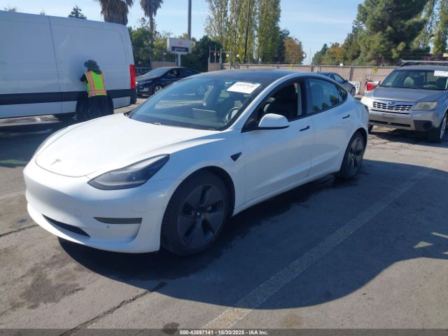 2021 TESLA MODEL 3 5YJ3E1EA9MF929942 Photo 1