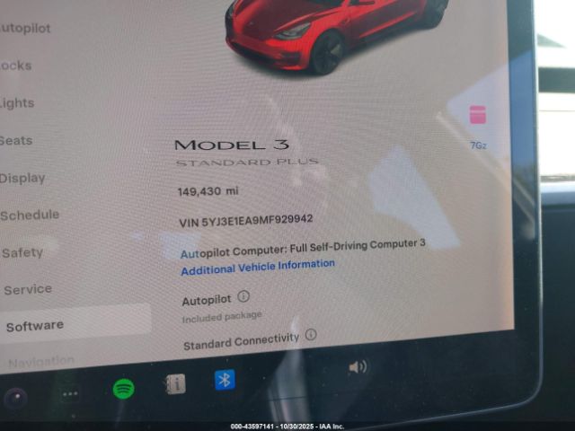 2021 TESLA MODEL 3 5YJ3E1EA9MF929942 Photo 6